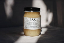 Load image into Gallery viewer, Organic Golden Seamoss Gel jar with aloe vera and lemon, 12oz container on a neutral background.