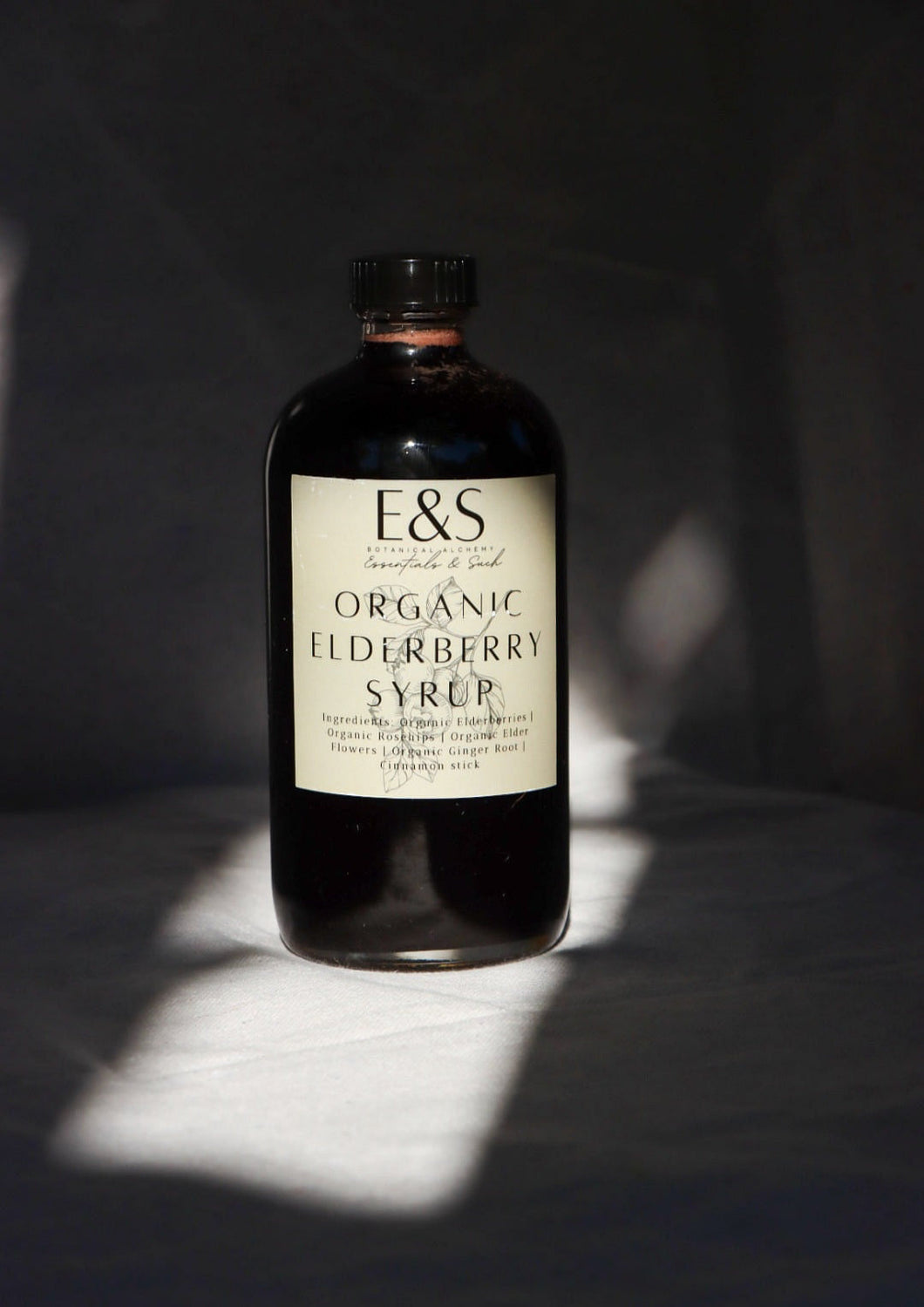 Fresh Elderberry Syrup